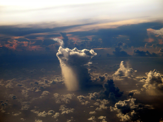 Cum arata o ploaie din avion?