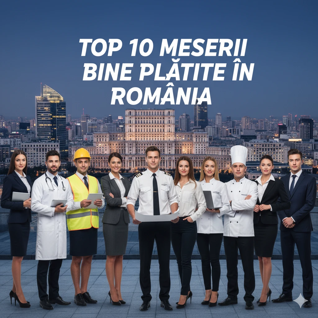 Top 10 meserii bine plătite în România
